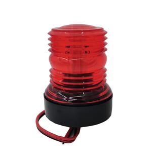 红色360度环照灯桅杆艉灯型号灯LED12-24V3W船锚灯渔船游艇船舶灯
