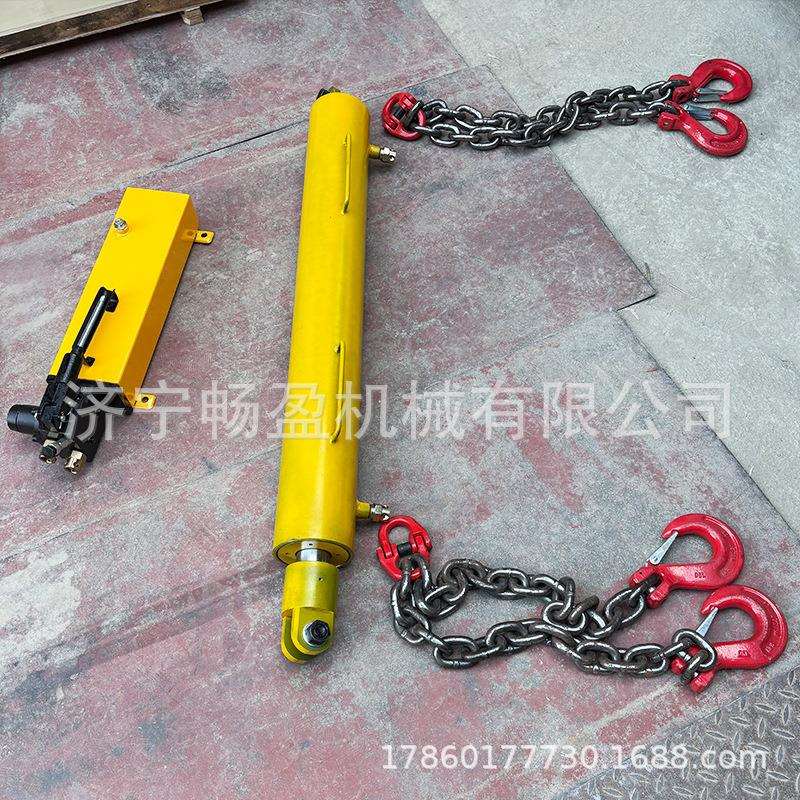 手动电动紧链工具链条张紧机 煤矿手动溜子拉紧器 YJLQ液压紧链器