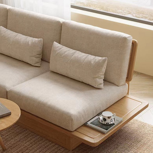 沙发垫坐垫加厚加硬高密度海绵民宿地台实木布艺防滑卡座垫子