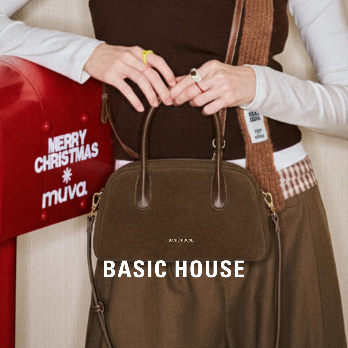 Basic House/百家好波士顿包2026新款小众百搭高级感枕头包手提包,箱包皮具/热销女包/男包,波士顿包,淘宝优惠券,粉丝福利购,淘宝优惠卷