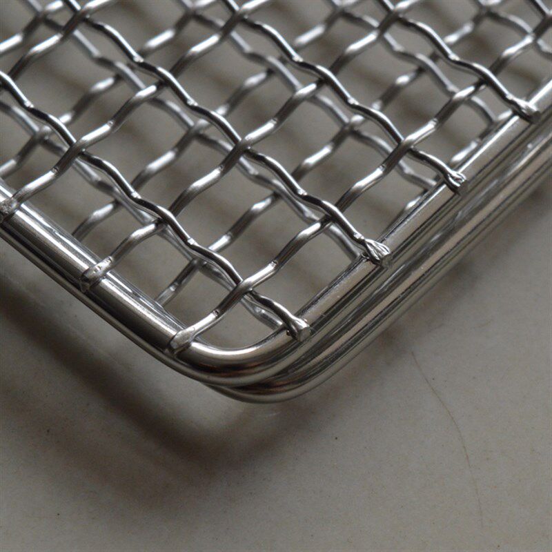 加粗304d不锈钢烧烤网夹拍子篦子 烧烤工具配件用品 蔬菜夹板小号