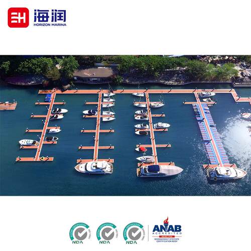 润专业水泊上位浮码头按需定制建造游艇海码头设金计铝合水上浮桥