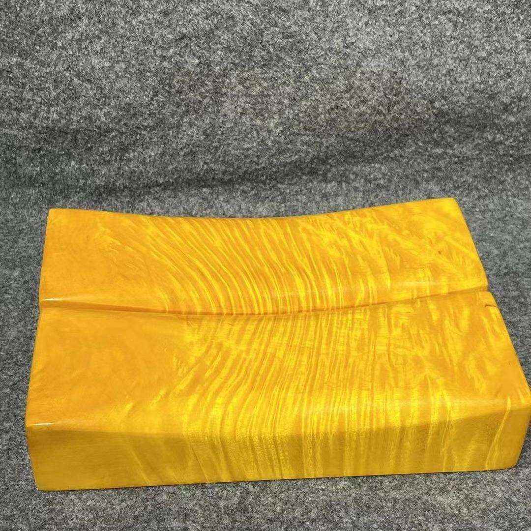 天然金丝楠满水波纹枕头工艺品阴沉木闪电纹乌木小叶桢楠摆件