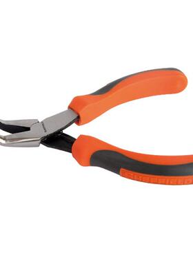 钢盾工具 省力型双色柄迷你弯嘴钳 弯咀钳5.5寸 S035044