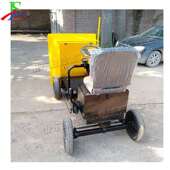 卸工具车 土方混凝土运输四轮车 电动翻斗拉灰装 砂浆运输小推车
