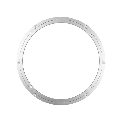 餐桌转盘大轴承铝合金圆桌木质转动台玻璃桌子轨道旋转底座防滑