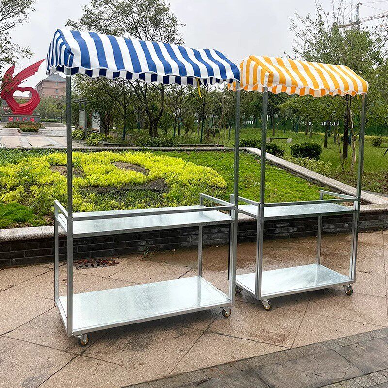 夜市小吃车小推车摆摊车可折叠创业烤肠暴打柠檬摆摊冰粉手推车