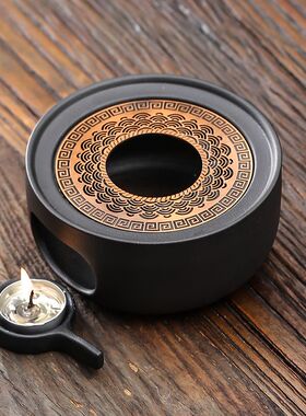 温茶炉小火炉蜡烛煮茶底座保温暖茶器提香器烘茶炉围炉煮茶温茶器