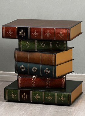 创意复古木d质仿真书桌子抽屉式收纳柜落地摆件客厅卧室装饰储物