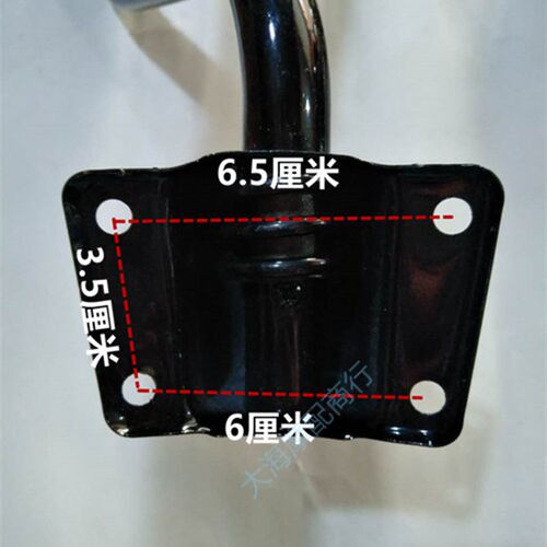 全封闭摩托三轮车后视镜农用车半封闭车改装反光镜大视野倒车镜