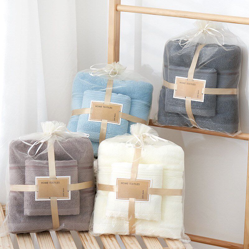 家用酒店棉质吸水毛巾浴巾两件套 素色柔软提花断档子母套巾,居家布艺,浴巾毛巾方巾套装/三件套,淘宝优惠券,粉丝福利购,淘宝优惠卷