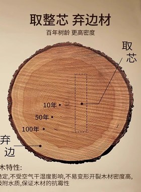 高级感圣诞树隔热垫餐桌摆件创意一棵树实木防烫锅垫折叠杯垫碗垫