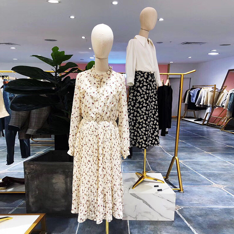 女模特道具女装店橱窗高档展示架婚纱拍照假人体半身服装模特架子