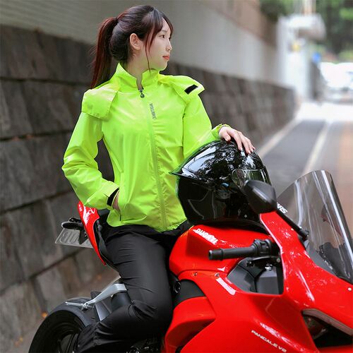 沃萨维摩托车雨衣雨裤套装女款分体式骑行防暴外卖骑手防雨服