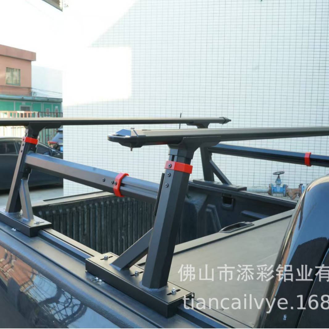 跨境款多功能皮卡尾箱后备箱载货龙门架平台行李货架航空铝合金