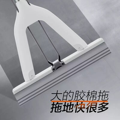 M6件lus对折式海绵拖把吸水地换胶棉替拖配P海绵头3个装