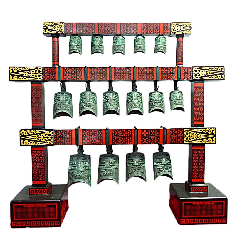 武汉曾侯乙d编钟乐器可演奏编磬文玩中式复古文艺礼品青铜茶室摆