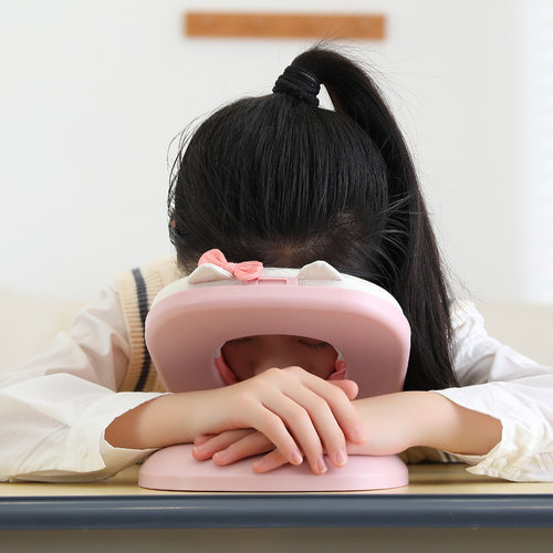 午睡趴趴枕儿童午休专用小学生教室课桌中午睡觉趴睡小枕头可折叠