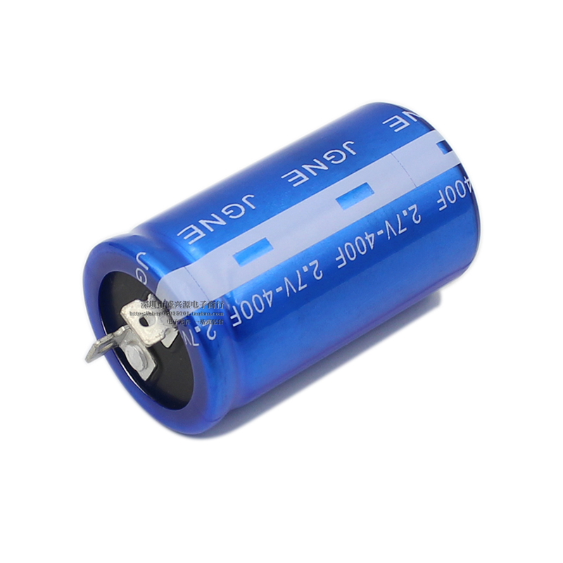 法拉电容 2.e7V400F 400f/2.7伏 2R7方脚型圆柱R型超级电容器35*6