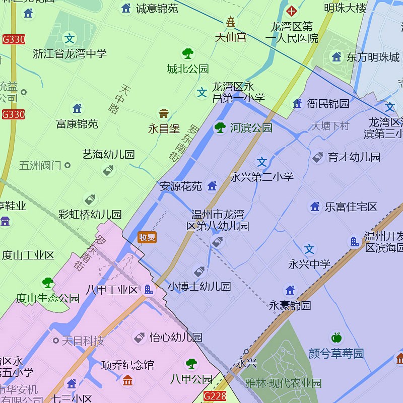 龙湾区地图d1.15m温州市折叠家用高清办公室书房新款装饰画墙贴