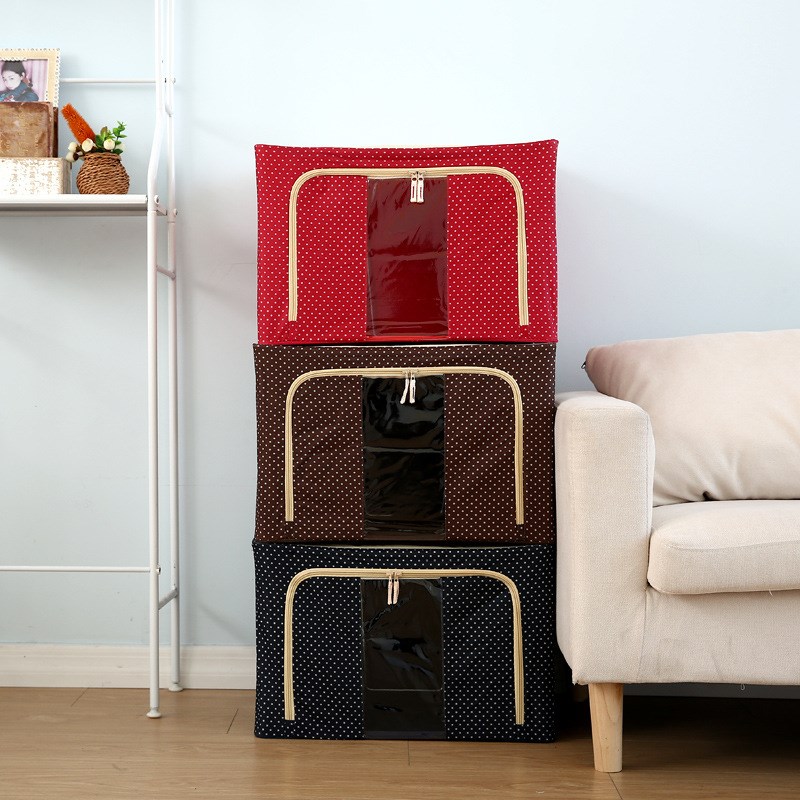 折叠牛津布收纳箱120l特大号超大A容量布艺100升150衣物被子整理