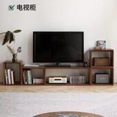 简易书柜落地客厅隔断柜储物柜书架书房置新品 实木自由组合格子柜