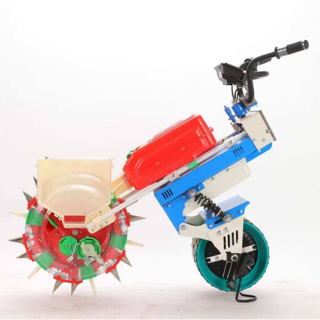 鑫农乐电动农用播种机助力自走式可调播种花生玉米黄豆专用一体机