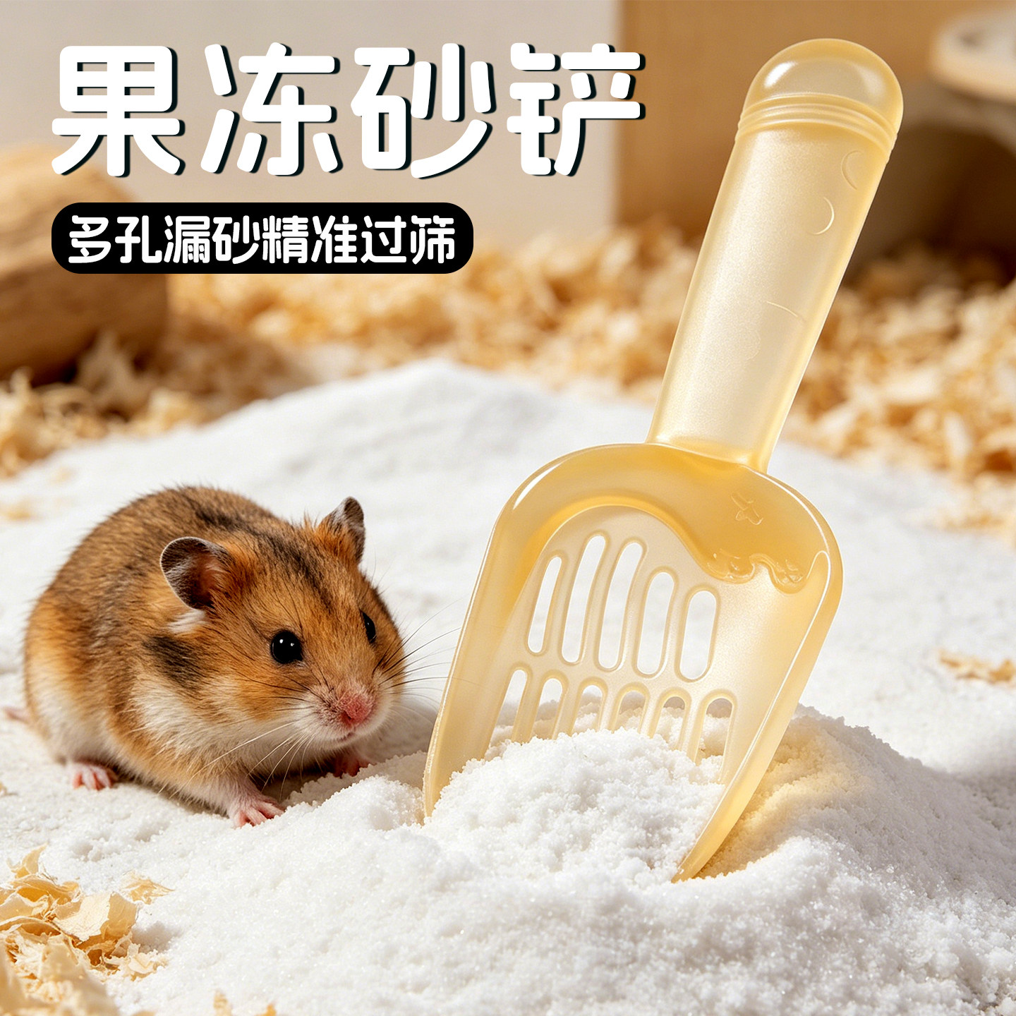 仓鼠浴沙铲清洁沙铲尿砂铲龙猫花枝鼠浴室铲浴房配套沙铲小宠用品