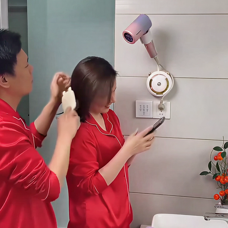 懒人吹风机支架解放双手免手拿卫生间壁挂免打孔电吹风置物架挂架,家庭/个人清洁工具,吹风机置物架,淘宝优惠券,粉丝福利购,淘宝优惠卷