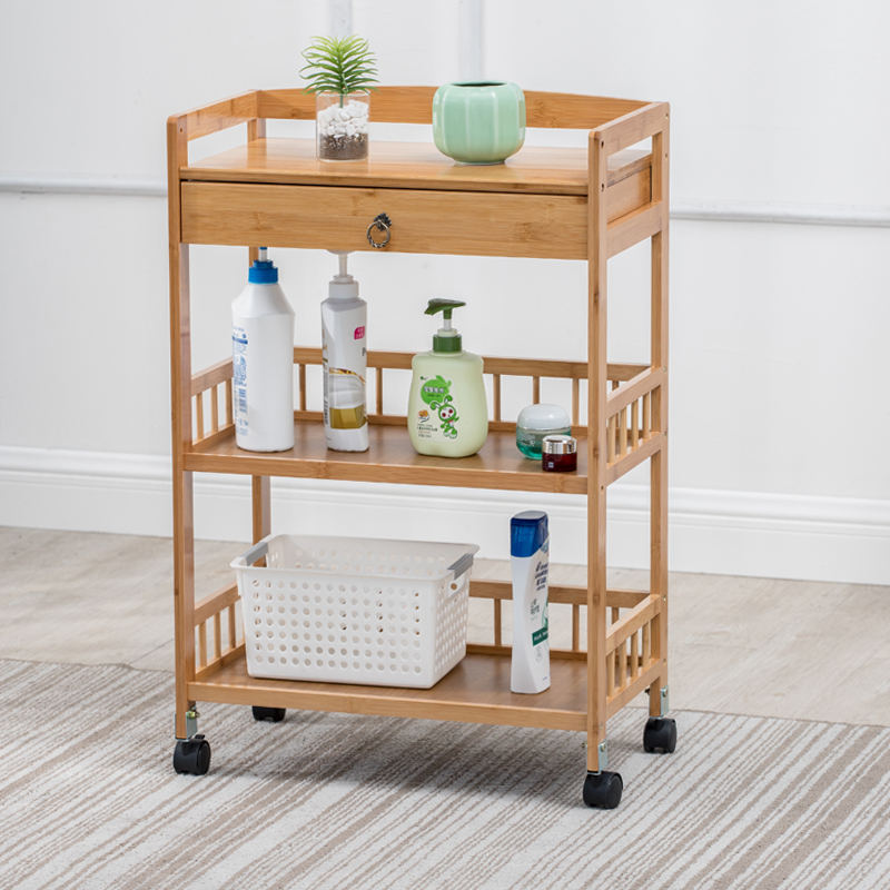 美容美发推车美容院理发店小推车足浴店工具车餐厅酒店医院实木用