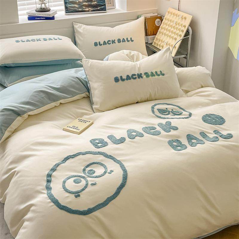 夏季四件套床单被套被罩宿舍床上用品三件套毛巾绣双人床笠,清洗/食品/商业设备,风口/风叶/风机配件,淘宝优惠券,粉丝福利购,淘宝优惠卷