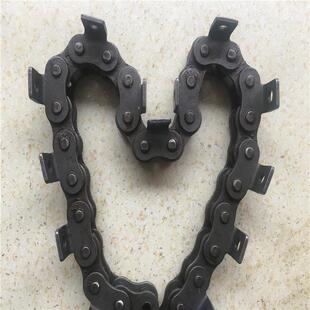 弯板链条6分带耳链条东华自强带弯板链条12A-1*80L机械传动链
