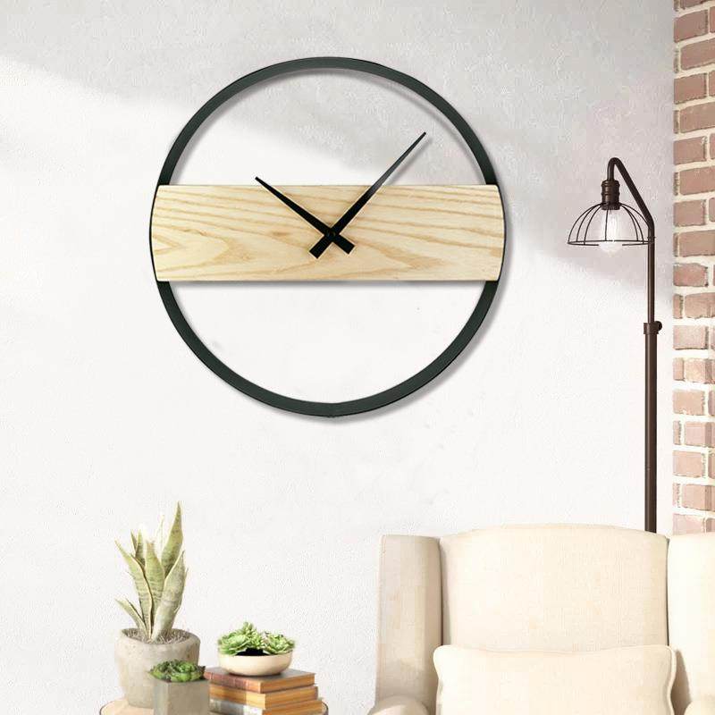 北欧实木极简设计师挂钟创意时尚个性客厅钟表现代静音家用表,特色手工艺,其他特色工艺品,淘宝优惠券,粉丝福利购,淘宝优惠卷