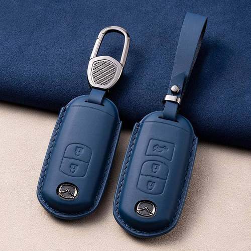 适用马自达汽车钥匙套昂克赛拉阿特兹cx30/4/5/7/8真皮包