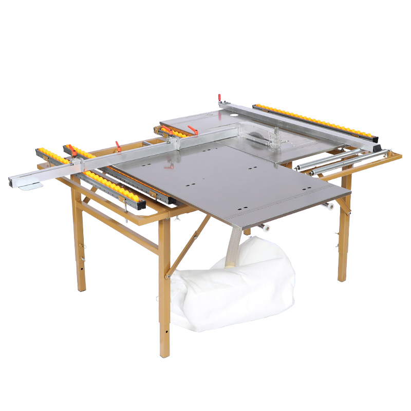 静音无尘子母锯木工台锯多功能一体机精密轨S道 工作台推台锯