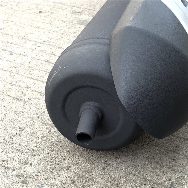 踏板助力车消音器仿光阳羽钻宇钻雨钻125消声器 GY6鬼火125排气管