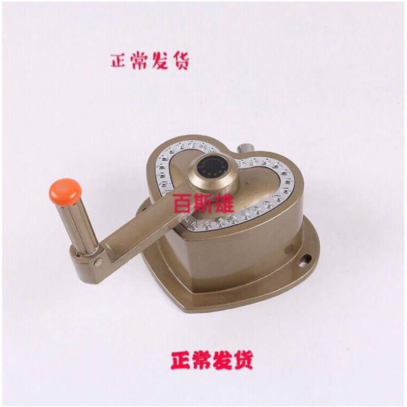 包邮手摇器阳台升降晾衣架配件维修配件动滑轮摇把通用心型手柄