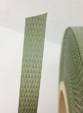 军绿色草绿9mm打包带纸箱厂纸箱半自动机用pp捆扎热熔打包带包装