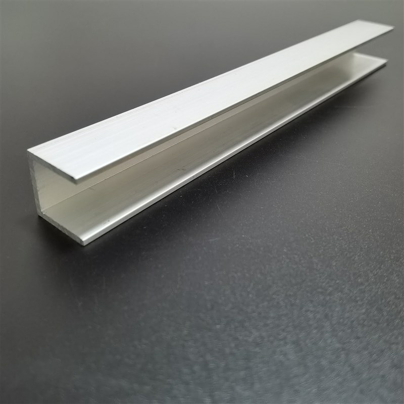 铝合金型材U型槽30*30*2mxm内径26mmU型卡槽凹型槽包边铝条卡玻璃