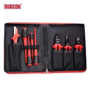 原装进口罗宾汉(RUBICON)绝缘剪钳螺丝批工具套装REV-08A 专业组