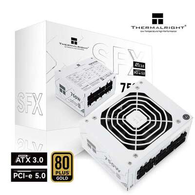 利民(Thermalright)额定750W TGFX750-W ATX3.0金牌全模组SFX电源