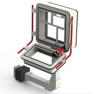机床悬臂控制箱配件旋转触摸屏吊臂箱铝合金摇臂操作箱重型组件