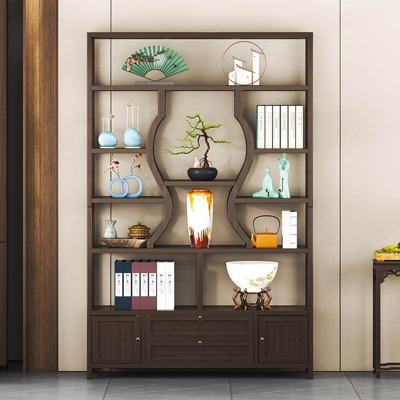 新中式博古架古董架小摆件置物架书架实木仿古多宝阁南榆木展示柜,自行车/骑行装备/零配件,更多零件/配件,淘宝优惠券,粉丝福利购,淘宝优惠卷