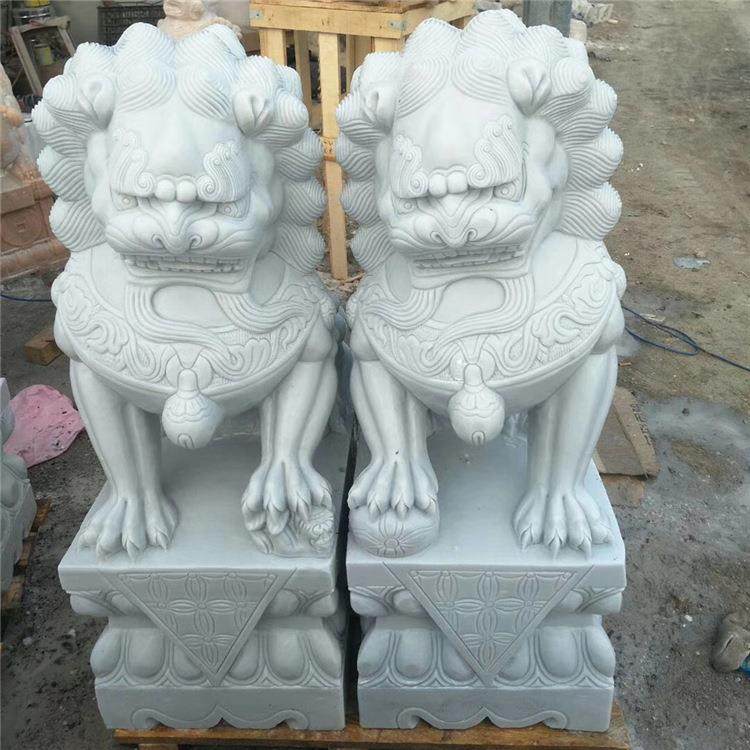 石狮子一对看门小号摆件大理石雕门口青石汉白玉家用墓地,特色手工艺,其他特色工艺品,淘宝优惠券,粉丝福利购,淘宝优惠卷