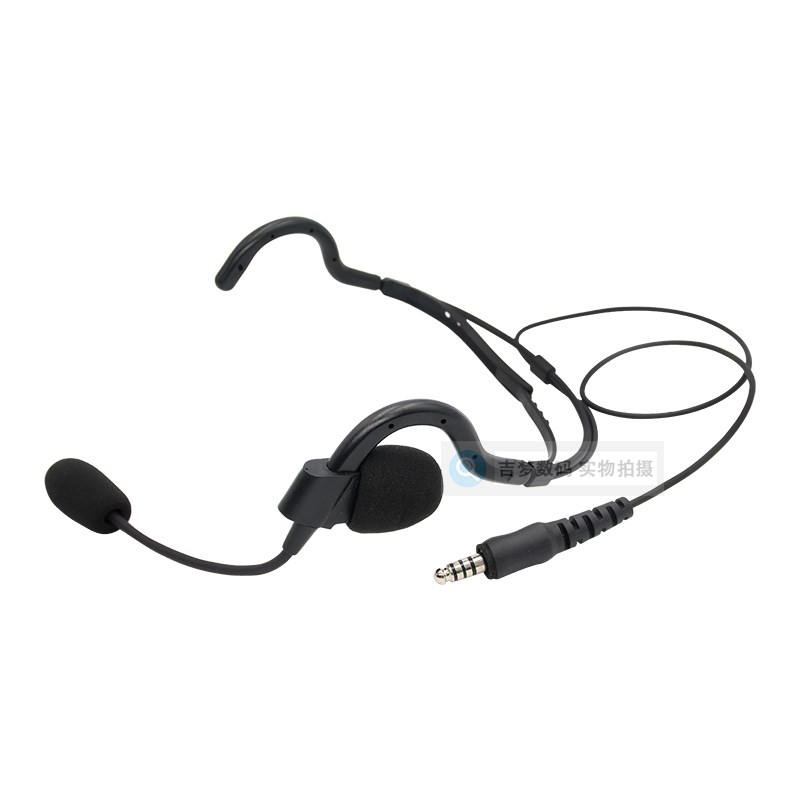 7.1mm战术耳机后挂式话务耳机单边可用于Z-TAC按键U94对讲机PTT线