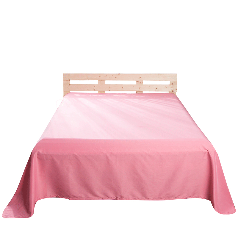 简约床单单件学生单人儿童宿舍1.8酒店床单1.2米纯色磨毛被单床罩