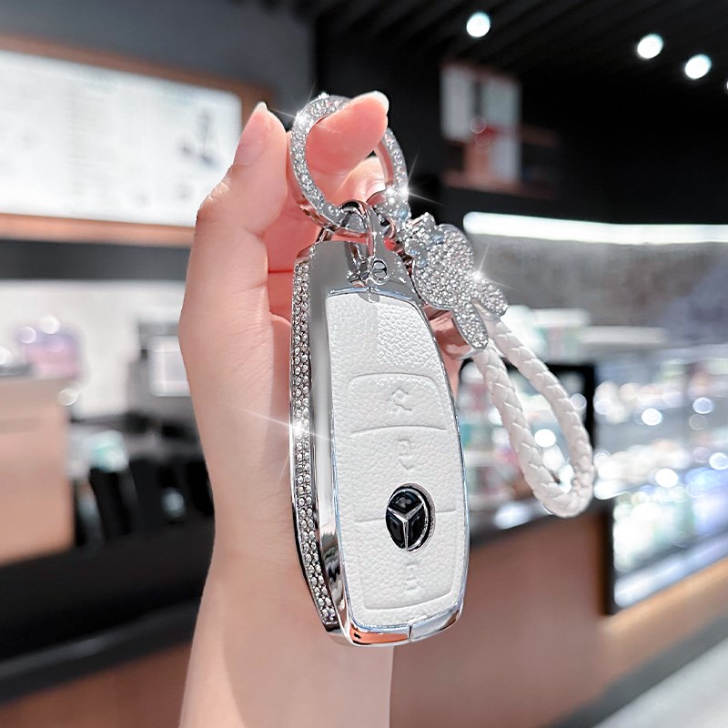 适用于e300l钥匙套c260l/s400扣a200l/glc300l/gla200glb男女