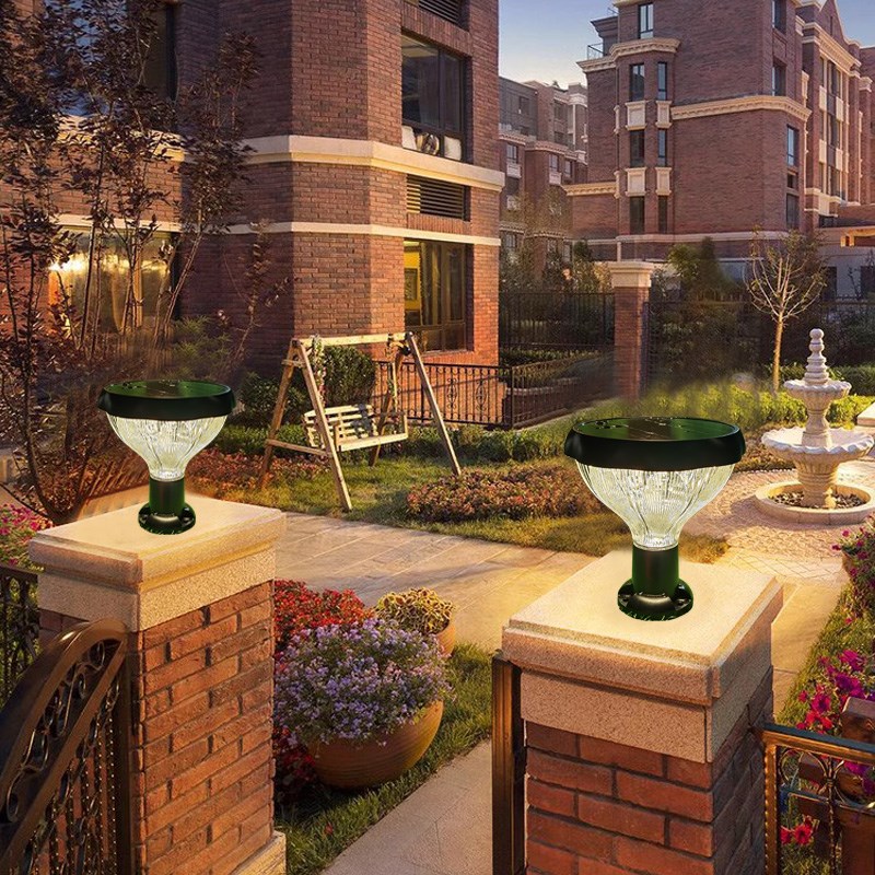 太阳能升降落地灯户外防水别v墅庭院花园地插灯插地灯柱头灯草坪