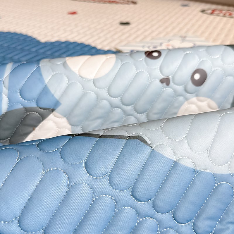 夏季儿童冰丝床垫软垫婴儿夏天凉感防水床单隔尿垫大尺寸整床可洗