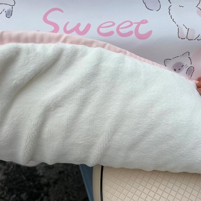 电动车挡风被冬季兔子加绒加厚上班通勤防寒保暖超厚新款双面防水